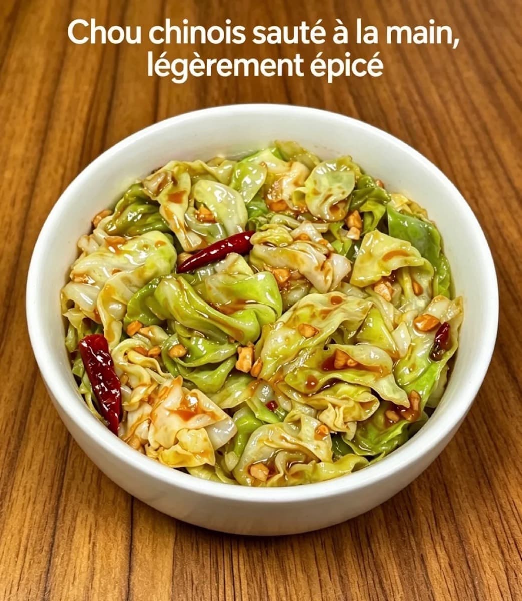 Chou chinois sauté à la main — 手撕包菜